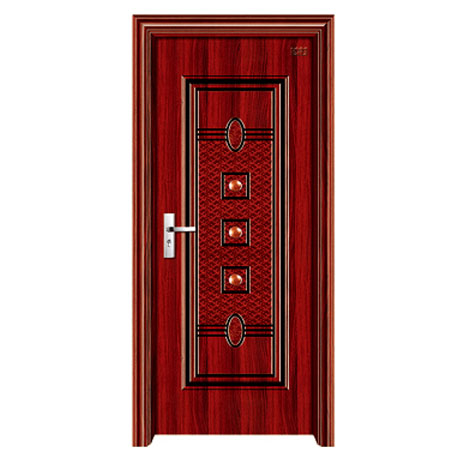 门业图片-钢木室内门系列QJ-8051A  红拼木QJ-8051A  红拼木图片